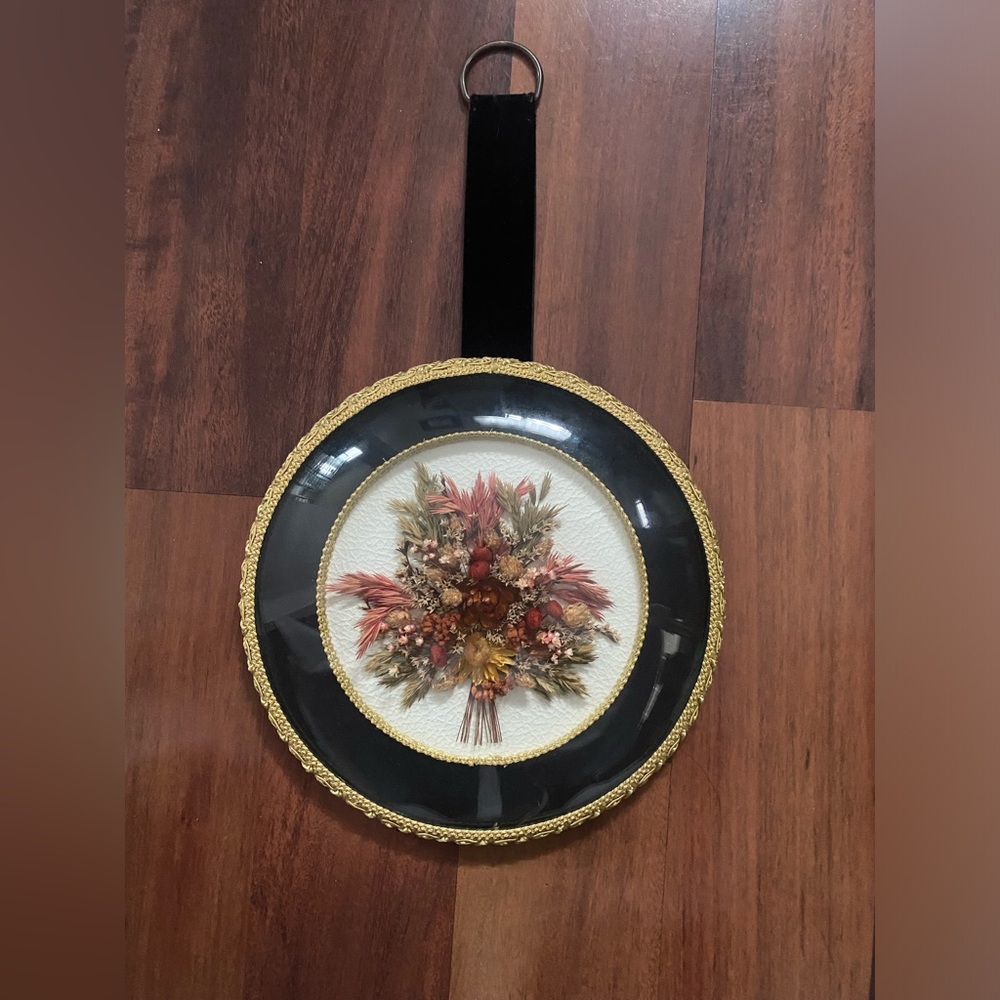 Handmade in Belgium wall decor floral bouquet unique antique